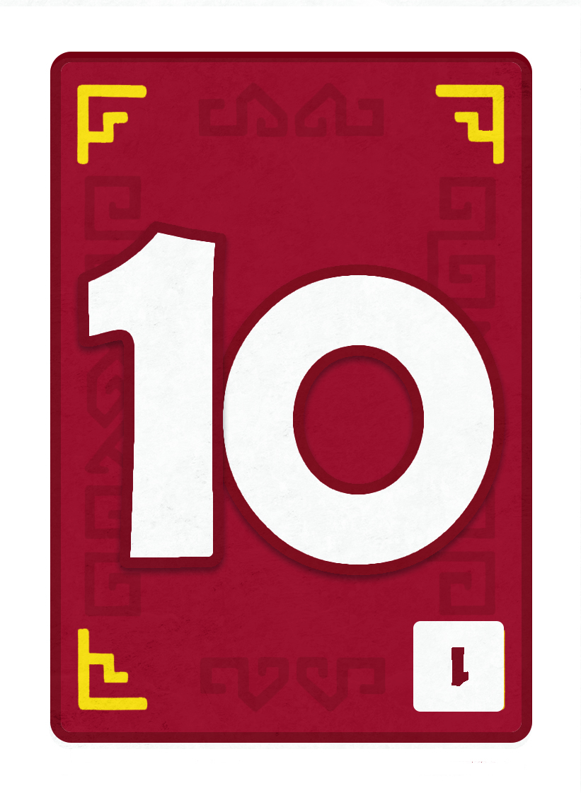 Carte Valeur 10